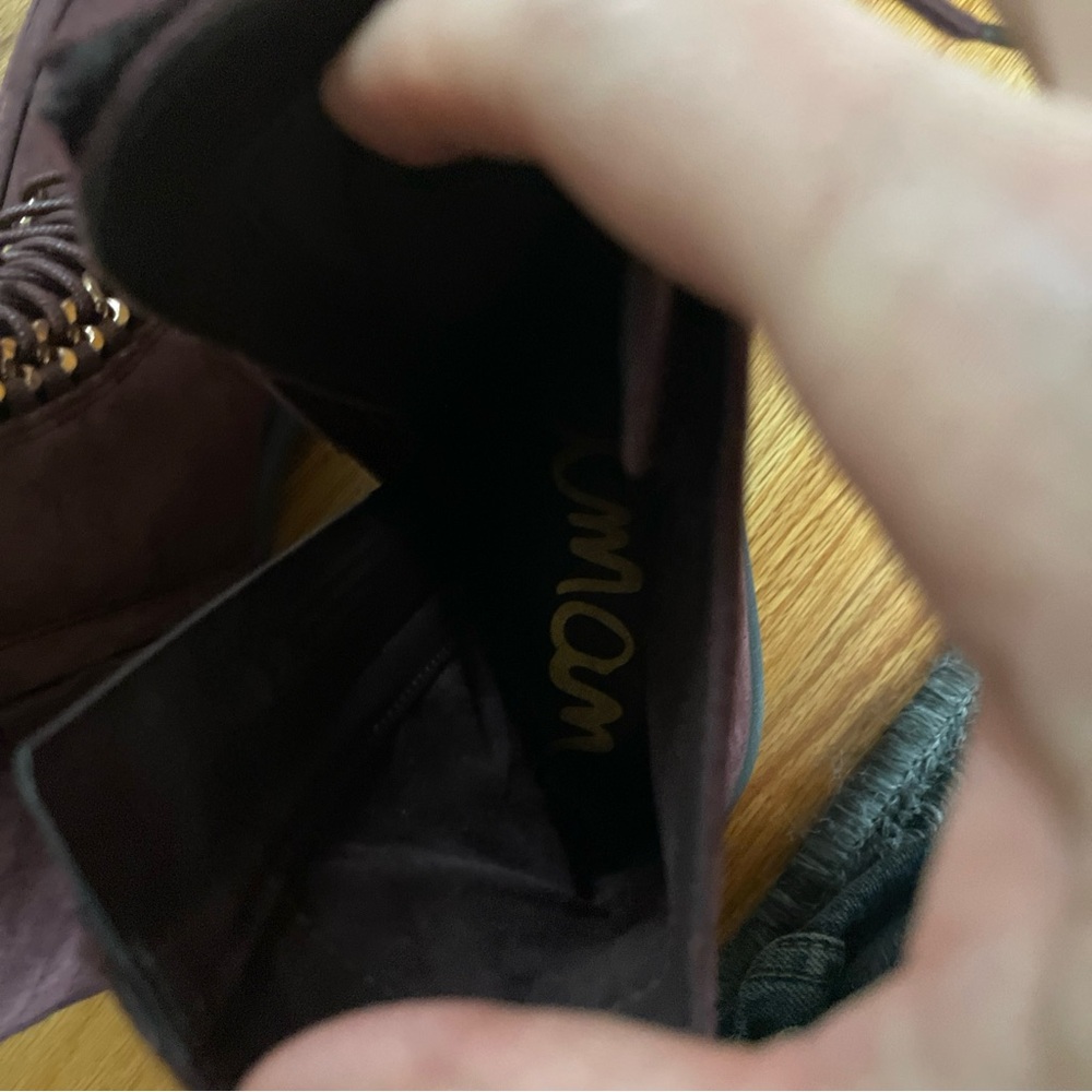 Sam Edelman Lovrin Combat Boot Spiced Pecan 8 - Picture 5 of 7